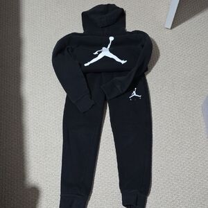 Nike Kids Black and White Jogger Set